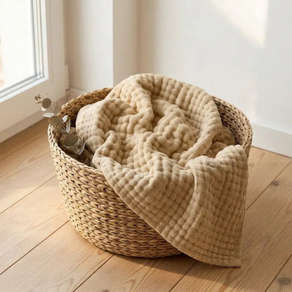Plaid Coton Doux – Léger, naturel et ultra-confortable