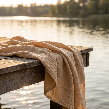 Plaid Coton Doux – Léger, naturel et ultra-confortable