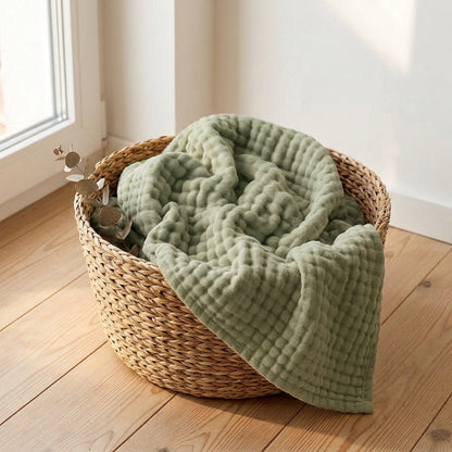 Plaid Coton Doux – Léger, naturel et ultra-confortable