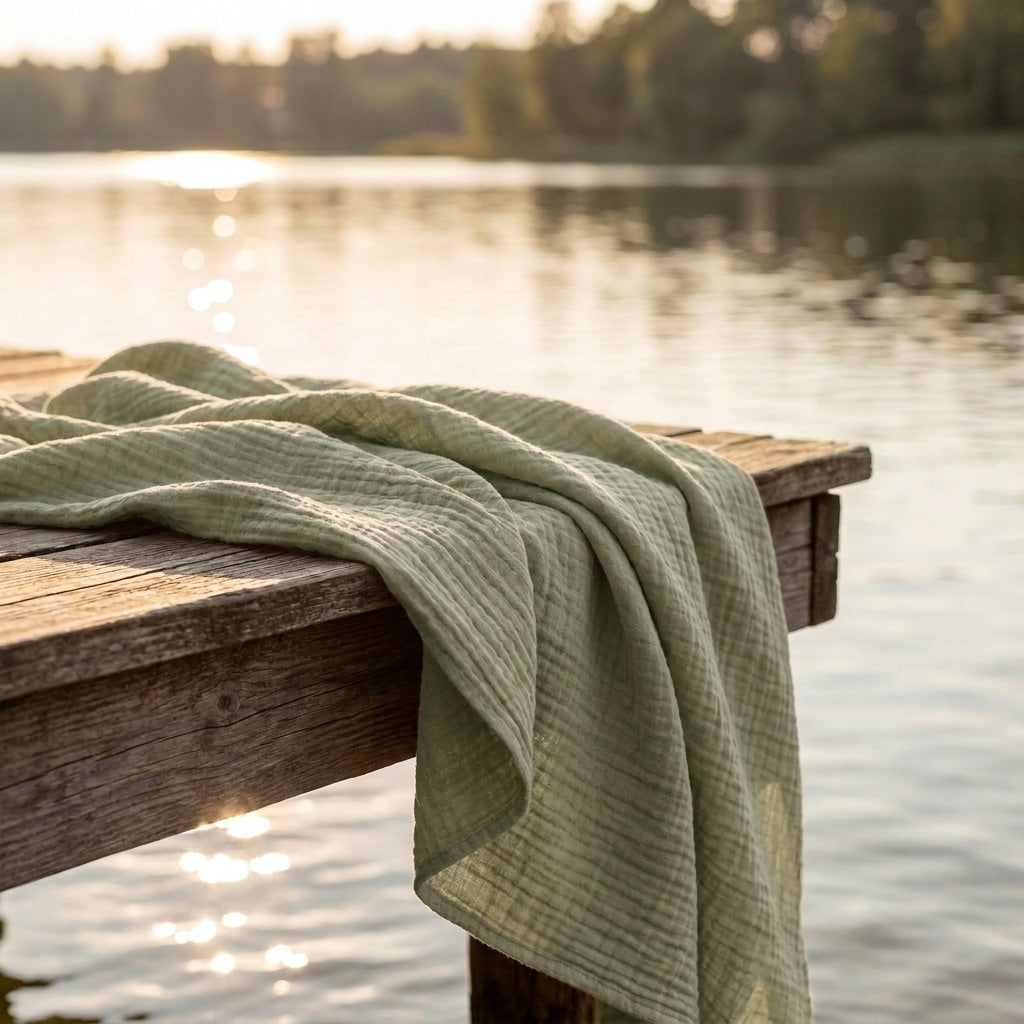 Plaid Coton Doux – Léger, naturel et ultra-confortable