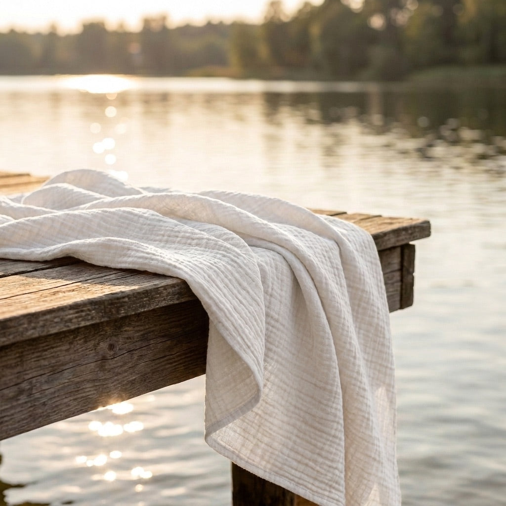 Plaid Coton Doux – Léger, naturel et ultra-confortable