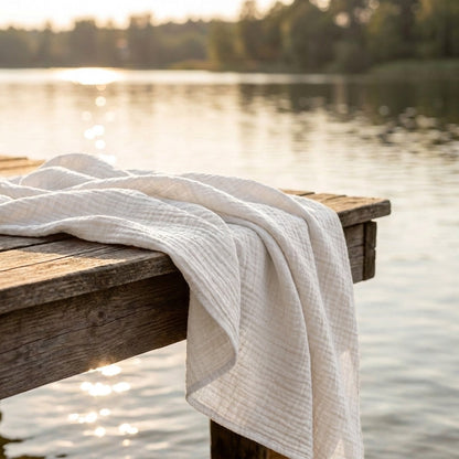 Plaid Coton Doux – Léger, naturel et ultra-confortable