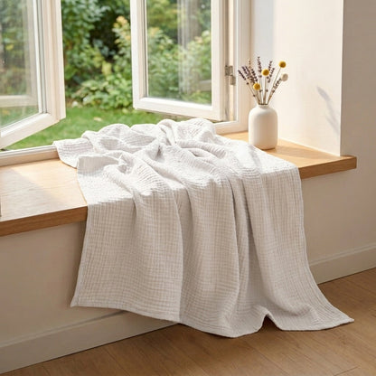 Plaid Coton Doux – Léger, naturel et ultra-confortable