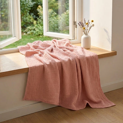Plaid Coton Doux – Léger, naturel et ultra-confortable