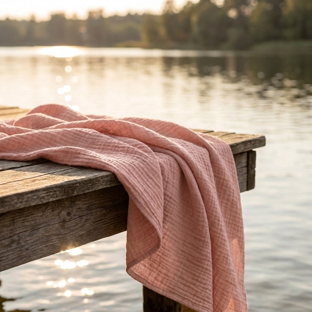 Plaid Coton Doux – Léger, naturel et ultra-confortable