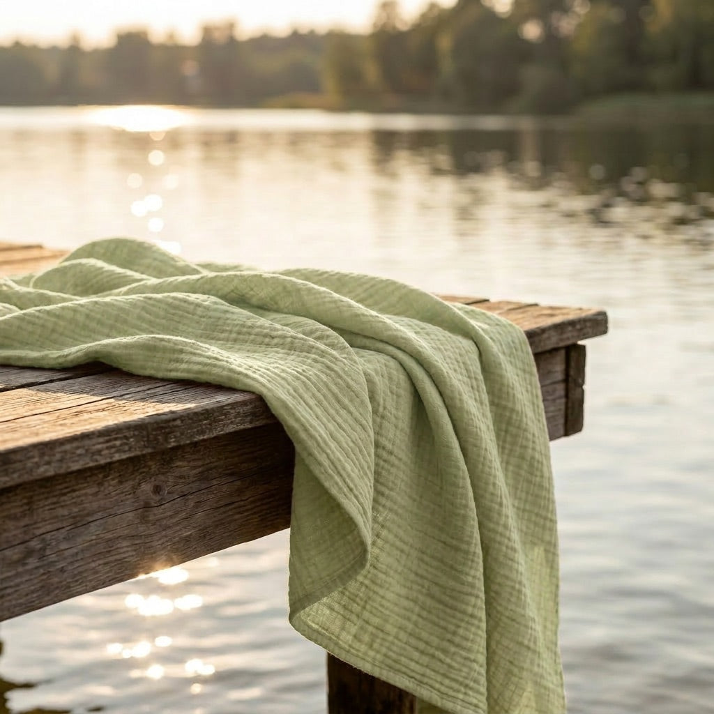 Plaid Coton Doux – Léger, naturel et ultra-confortable