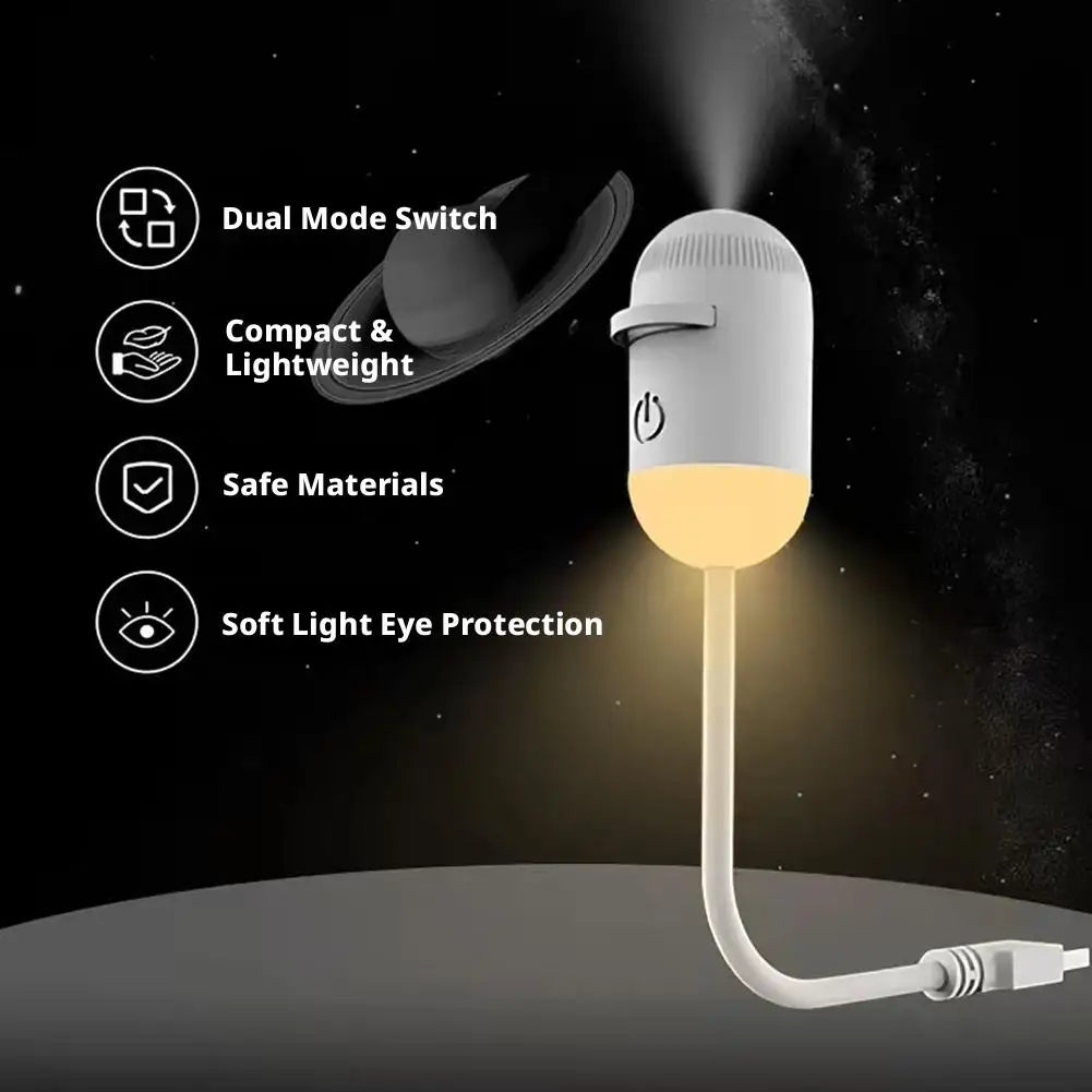 2-in-1 Galaxy Projector with Starry Sky Design and Night Light – Image 6